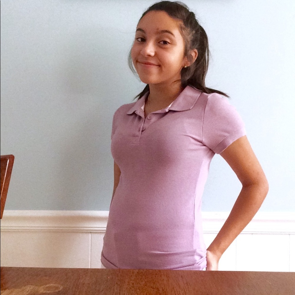 mauve polo